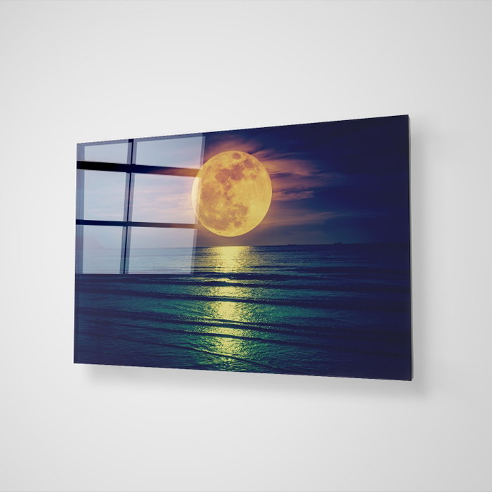 Wallity Cuadro Decorativo de Cristal Templado Multicolor 50 x 70 cm